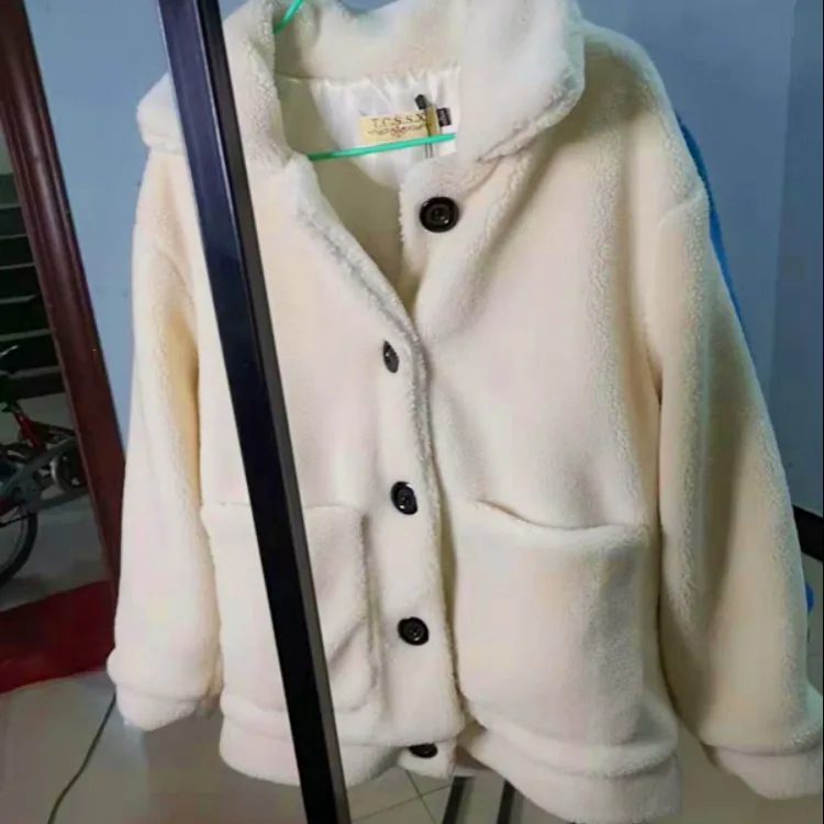 white Новое Женское пальто из искусственного меха, бархатная меховая одежда, 1018 - Цвет: white