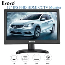 Eyoyo EM12K 1920x1080 FHD дисплей HDMI CCTV монитор ips 1" ЖК-дисплей Экран Pantalla с VGA AV Динамик видеонаблюдения" м