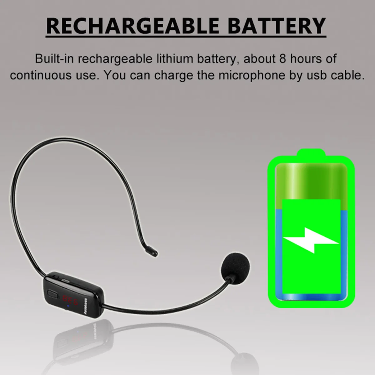  RETEKESS TR503 Conference Microphone Condenser 2.4G Wireless Headset Megaphone Radio Mic For Loudsp - 32843411350