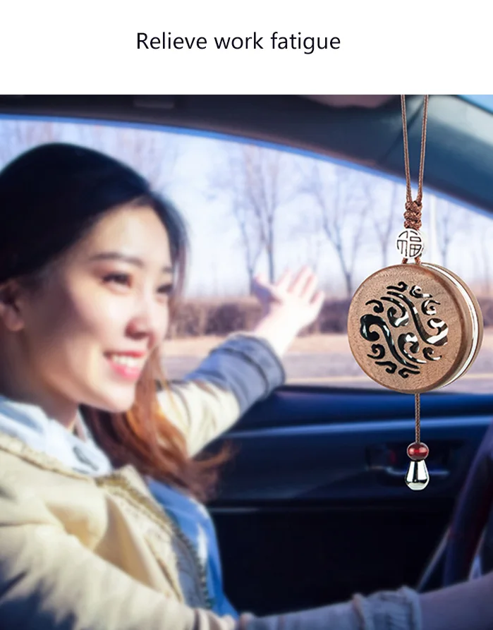 Кулон черный орех полый дизайн дышащая пленка духи автомобиль высококачественный кулон ароматерапия автомобиль Кельн кулон подарок