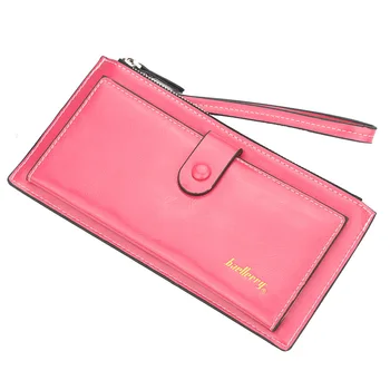 

15PCS / LOT Europe Style High Quality Women Wallets PU Leather Hasp Zipper Clutch Female Phone Bags Money Holder Purse Clutch