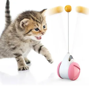 

Cat Toy Balance Swing Car with Cat Mint to Attract Cat's Attention Interest Pet Interactive Toys