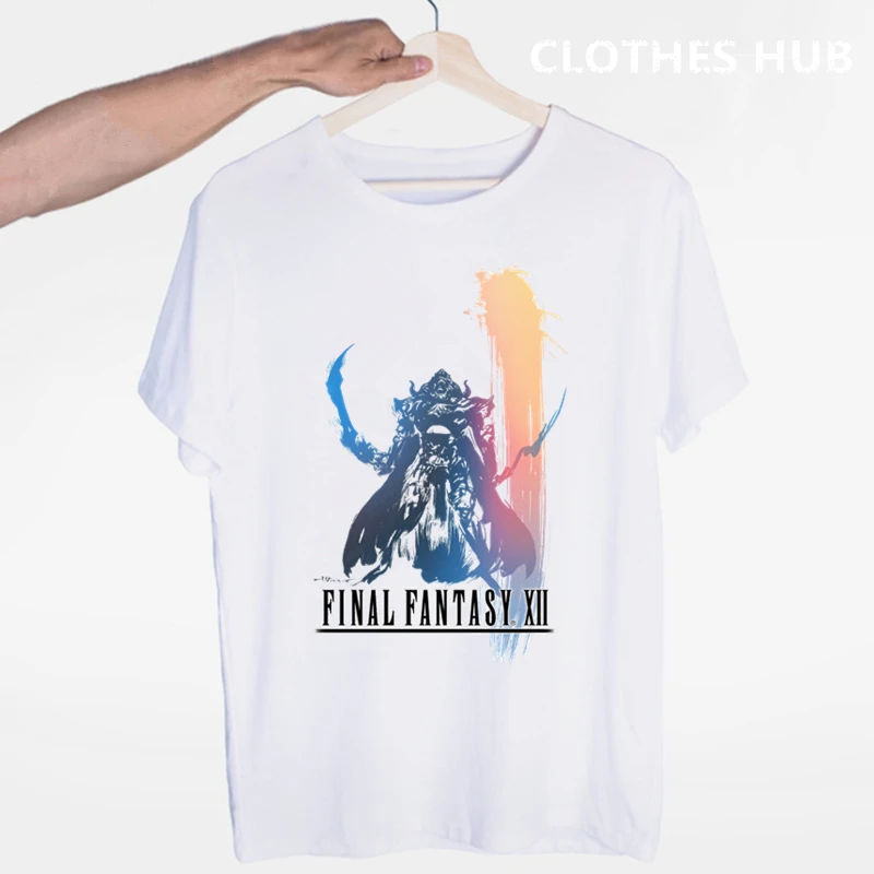Final fantasy футболки модные мужские и женские Топы футболка с коротким рукавом унисекс футболка - Color: Multi