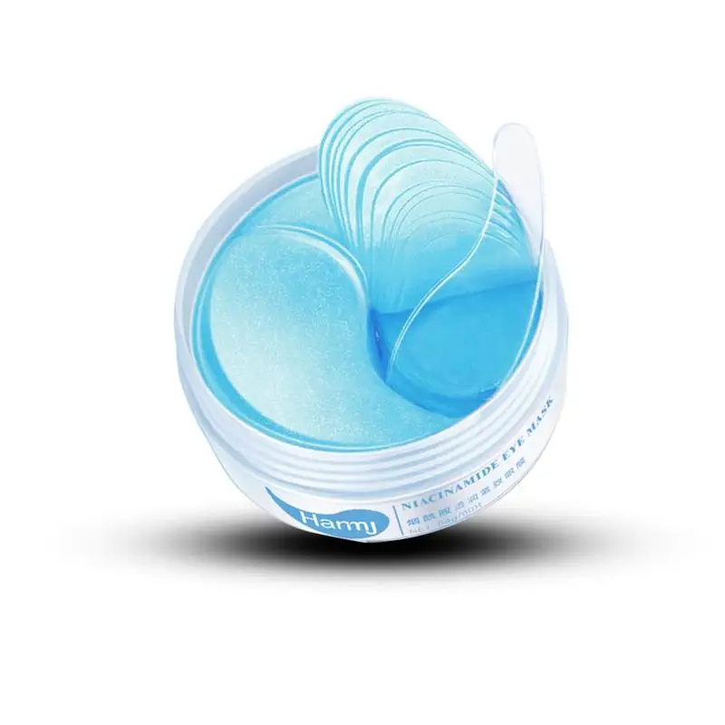 60 шт., коллагеновая маска для глаз против морщин, маска для ухода за кожей, гелевые нашивки в виде глаз, подушечки для глаз, мешки против отечности, средство для удаления темных кругов