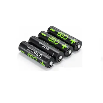 

2775mWh 1.5v AA USB rechargeable lithium polymer AA USB battery