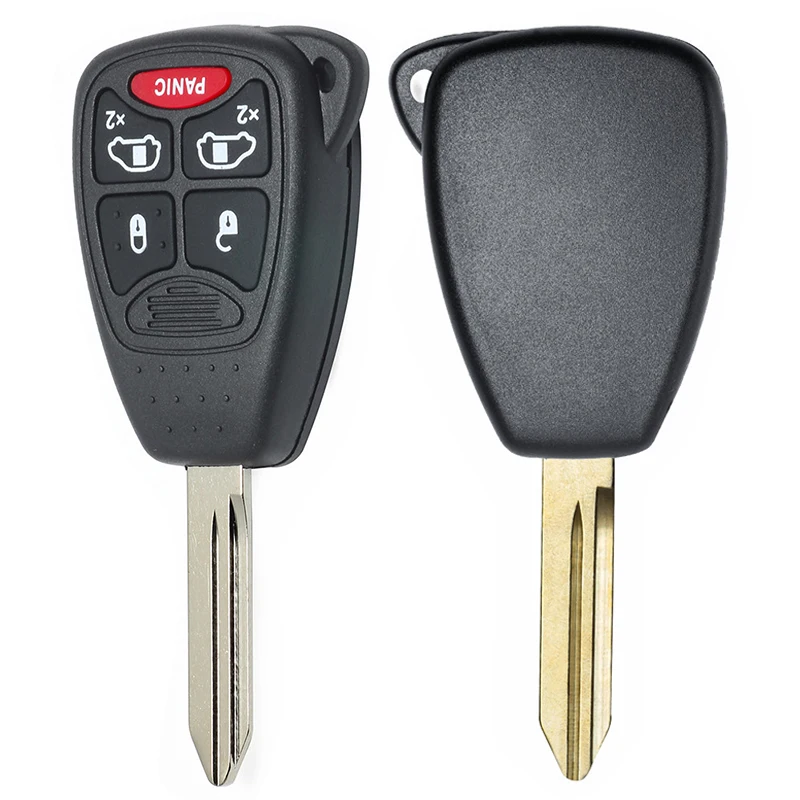 KEYECU 4+ 1/5 кнопки дистанционного ключа автомобиля для Chrysler 200 Sebring для Jeep Dodge 2006- 315 МГц ID46/PCF7941 чип OHT692427AA