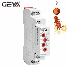GEYA GRV8-05 Adjustable Overvoltage and Undervoltage Protection Relay wit Asymmerty Function Three Phase Monitoring Relay 220V the phase protection relay 380v power broken phase fault phase overvoltage and undervoltage detection monitoring rd6 w