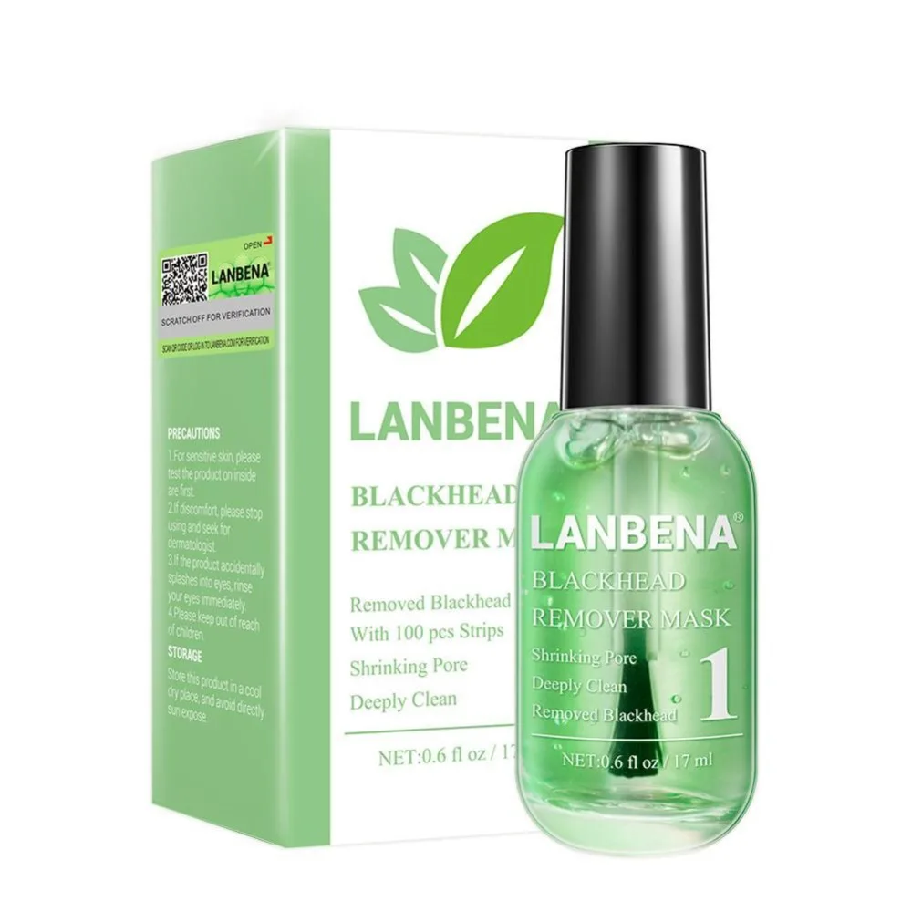 LANBENA, сыворотка для лица, средство для удаления черных точек, маска для уменьшения пор, лечение акне, глубокое очищение, разглаживание, уход за кожей, подтягивающая эссенция, beauty Set