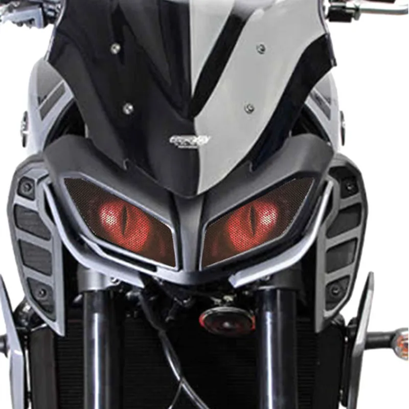 Аксессуары для мотоциклов защита фар наклейка передний обтекатель наклейка на фару Защитная Наклейка для yamaha MT-09 MT09 18