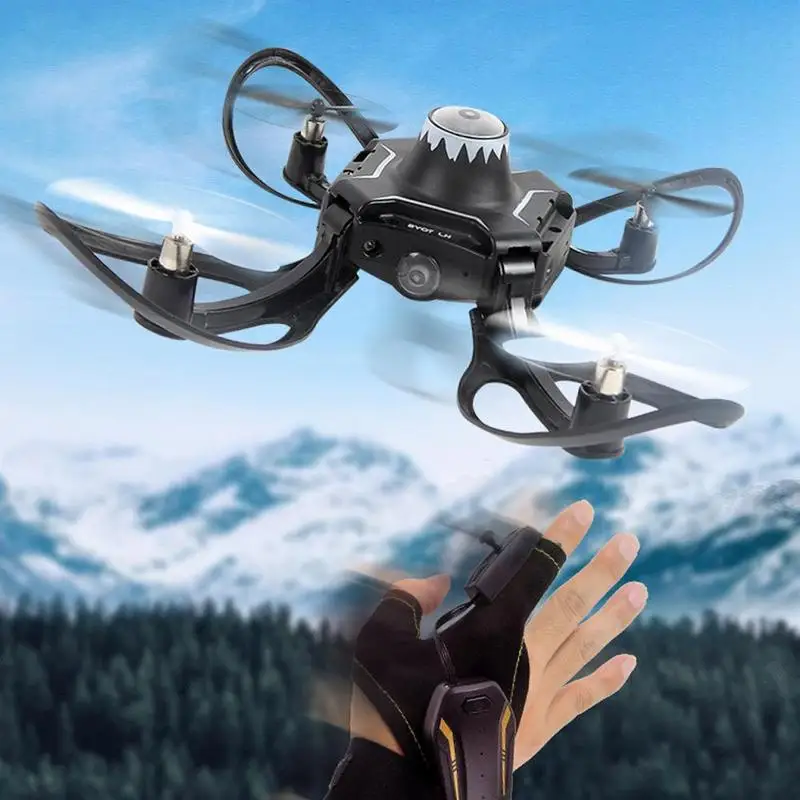 

6-axis Remote Drone 2.4G RC Helicopter Quadcopter With LED Light Gloves Control Foldable Arm Without Camera Gesture Sense Drone