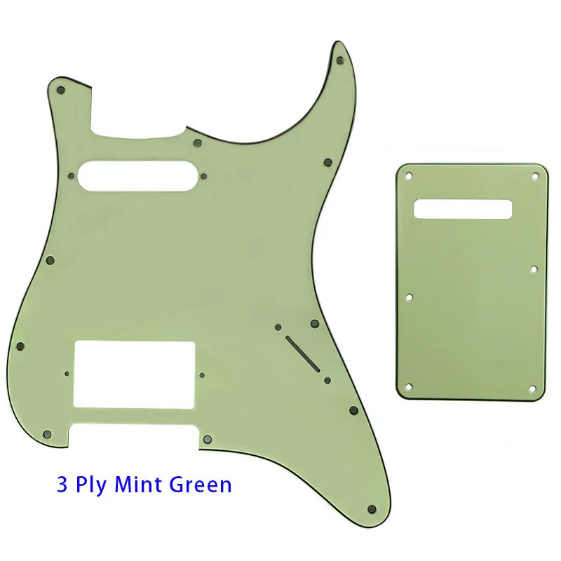 

Guitar Parts - For USA/Mexico Fd Strat 72' 11 Screw Hole Standard PAF Humbcker Hs Guitar Pickguard & Back Plate Scratch Plate