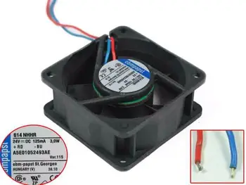 

ebmpapst 614NHH Server Cooling Fan DC 24V 125mA 60x60x25mm 2-wire