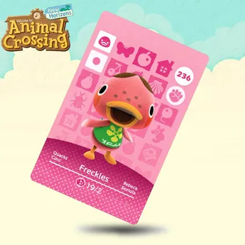 

236 Freckles Animal Crossing Card Amiibo Cards Work for Switch NS 3DS Games