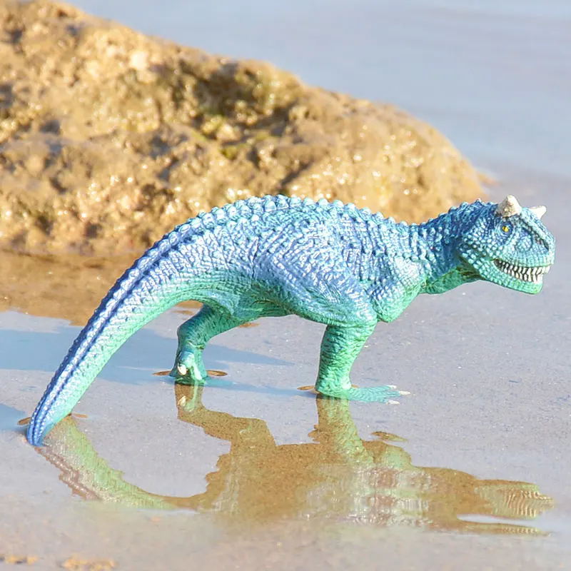 Oenux Юрский Плотоядный карнотаурус фигурки диких динозавров животных модель ПВХ Высококачественная коллекция детская игрушка