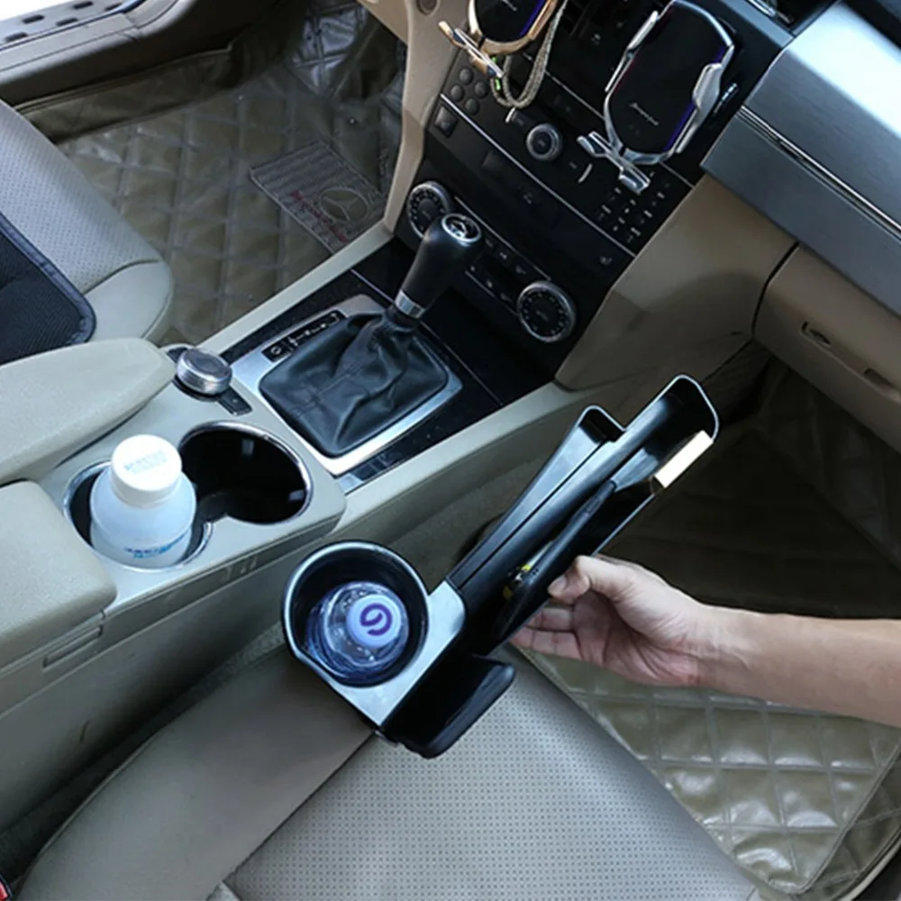Для Mercedes Benz GLK Class X204 2008- левый руль автомобиля пластиковая центральная консоль коробка для хранения держатель телефона аксессуары