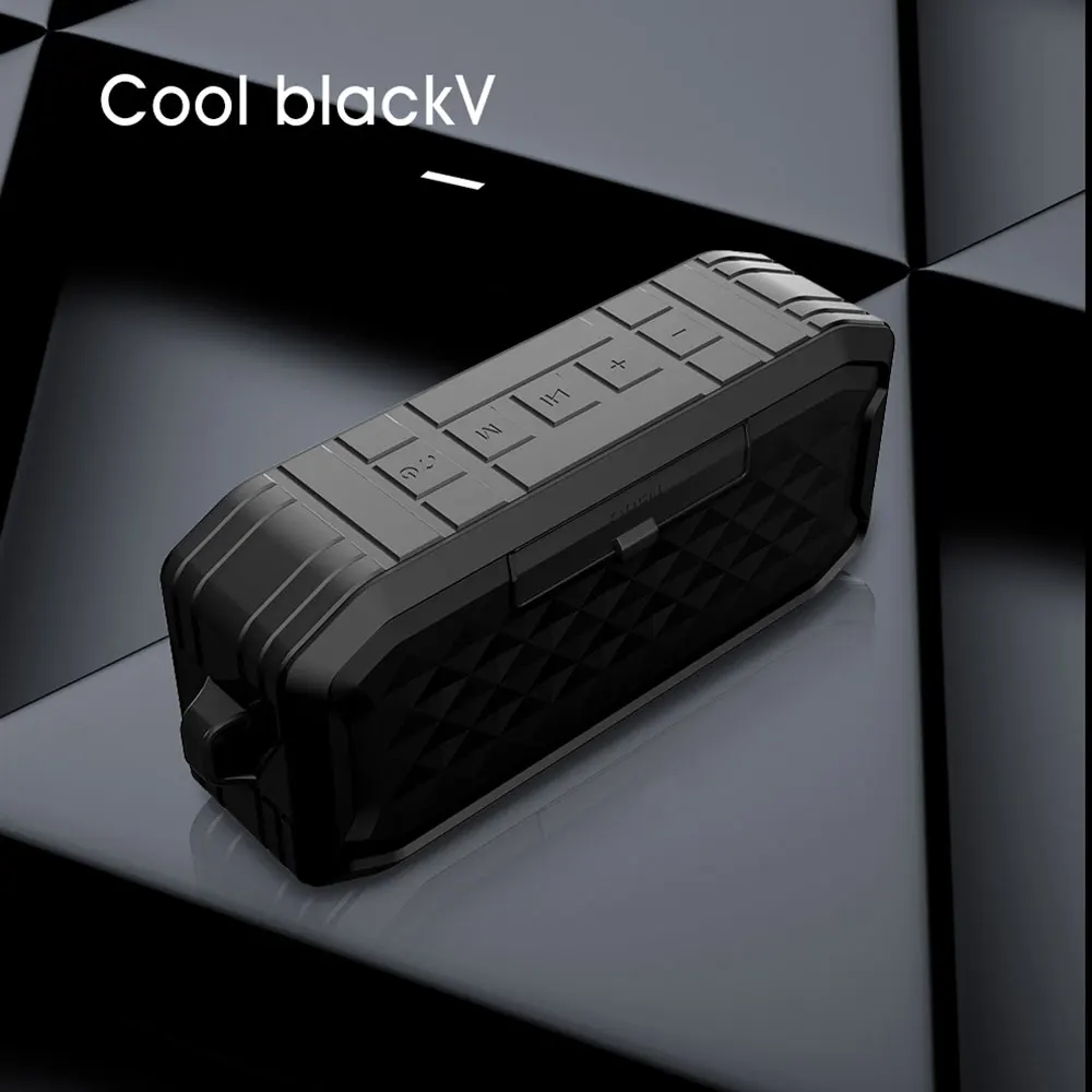 KISSCASE портативная bluetooth-колонка с высококачественным стерео 3D басом, защитой от воды и пыли и падения, без рук 1200ah диапазон встроенной мощности
