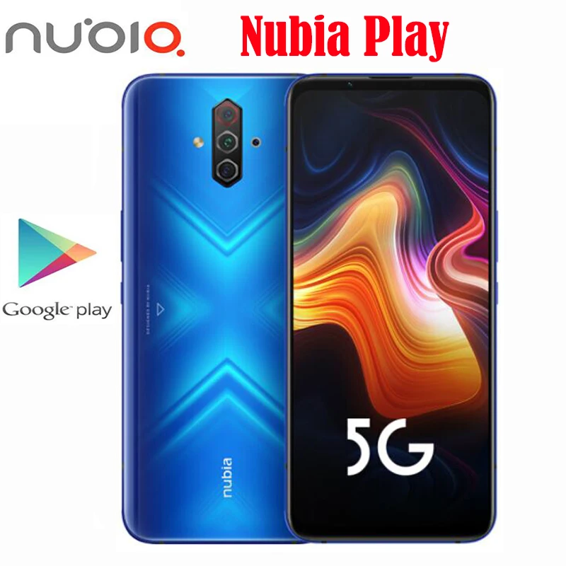 Смартфон Nubia Play 5G Snapdragon 765 восемь ядер 6 65 дюйма 144 Гц AMOLED экран 5100 мАч суперзарядка