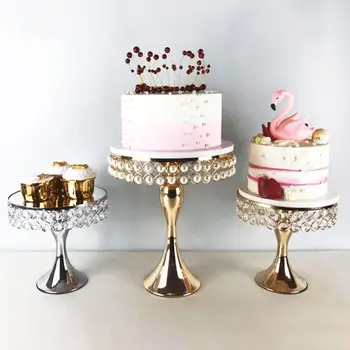 

Round Cake Stand Stainless Steel Cake Display Stand Cupcake Candy Dessert Display Rack Cake Holder Stand Cake Decorating Tools