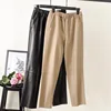 Women pnats Real leather pants Women leather trousers high waist harem pants plus size 2022 new Elastic waist streetwear pants ► Photo 3/6