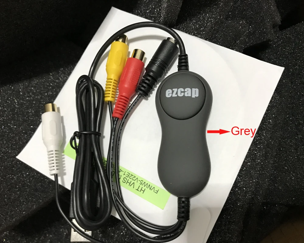 Высокое качество Портативный EZCAP USB 2,0 Звуковая карта захвата видео конвертер адаптер DVD DVR VHS для Win7/8/10, Mac OS для всех версий