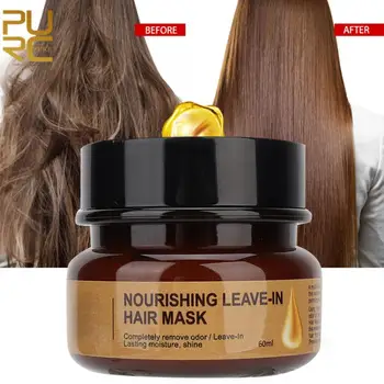 

Hair Oil 60ml Hair Mask No-Wash Deep Repair Moisturizing Odor Removal Hair Care Mask Keratin Hair Treatment