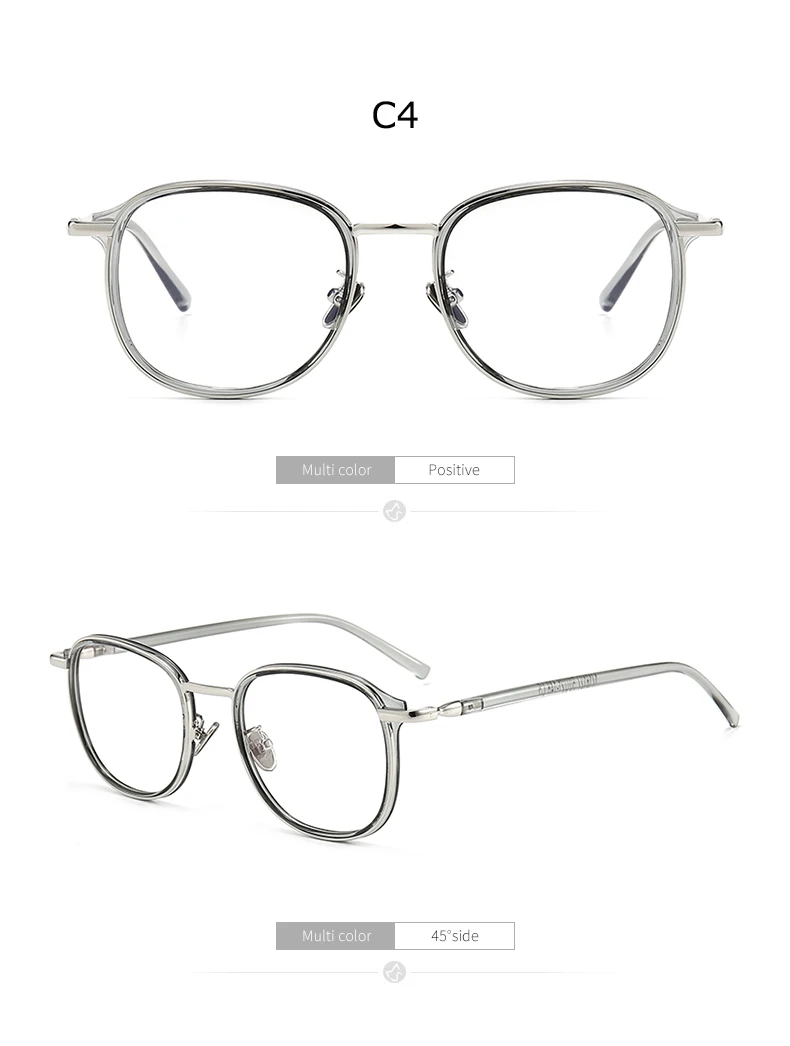 Корейские круглые оправы для очков для женщин и мужчин, трендовые квадратные очки TR90, оптическая мода, компьютерный синий светильник, блокирующие очки