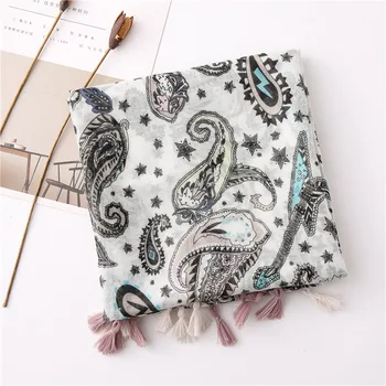 

KYQIAO foulard femme bufandas invierno mujer 2020 women autumn spring Thailand style sweet designer long print pattern scarf