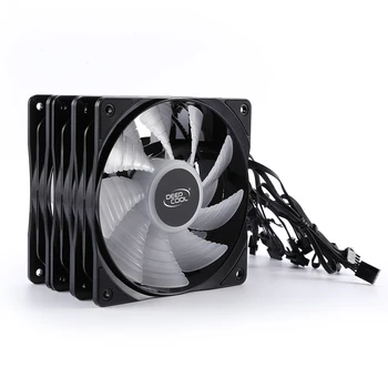 

3pcs PWM 4 Pin 120mm Computer Case Fan Silent 12CM Fan CPU Cooling RGB Quiet PC Cooler Fan Case Fans 12V DC Adjust Fan Speed