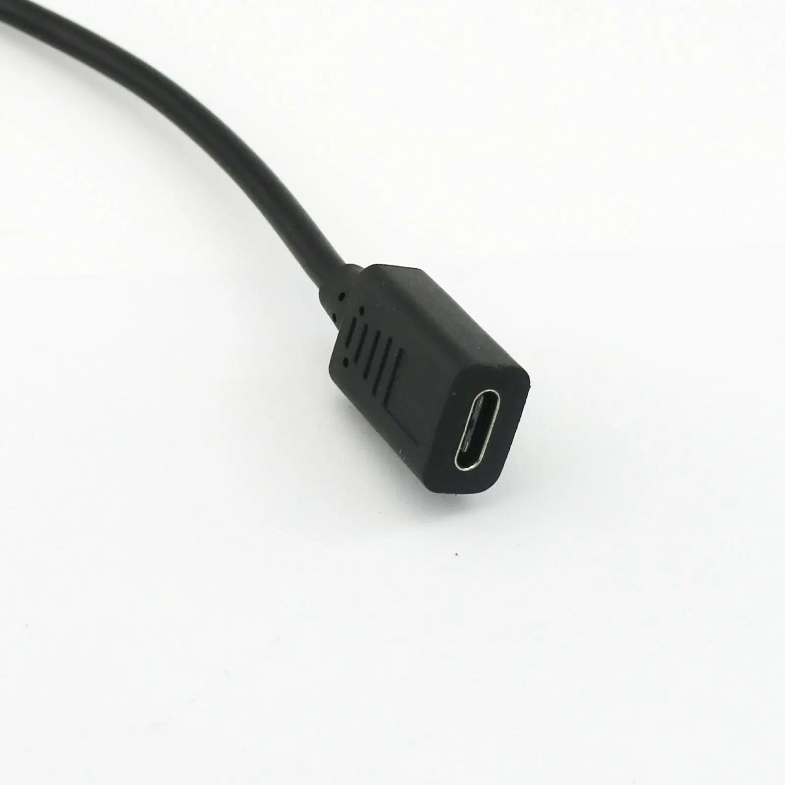 USB-C Right Angle Male to Female Adapter Cable - 30cm