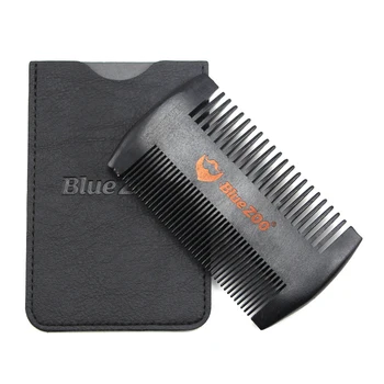 

Small Double Hair Tools Comb With Leather Case Wooden Women Necessary Double Sided Anti Static Beard Gift Set Travel Use