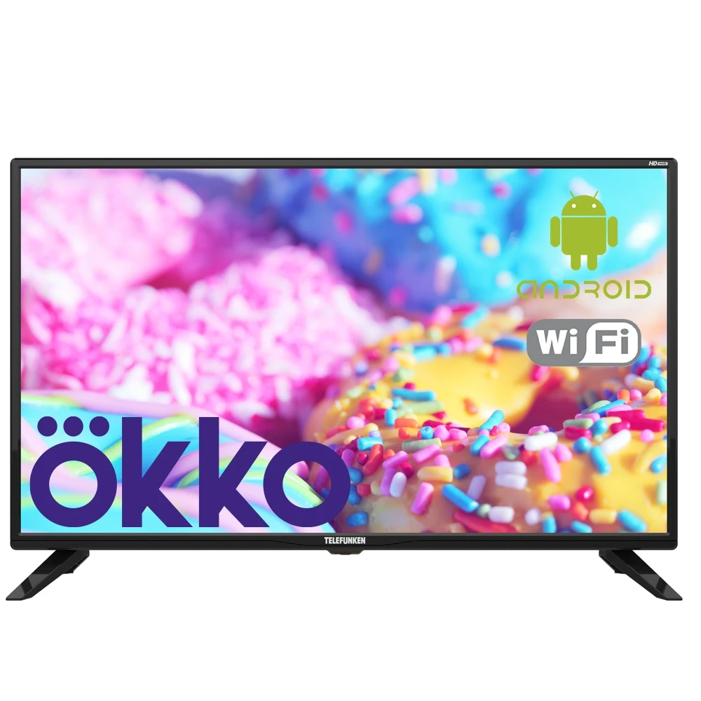 Телевизор 32" TELEFUNKEN TF-LED32S03T2S HD | Электроника