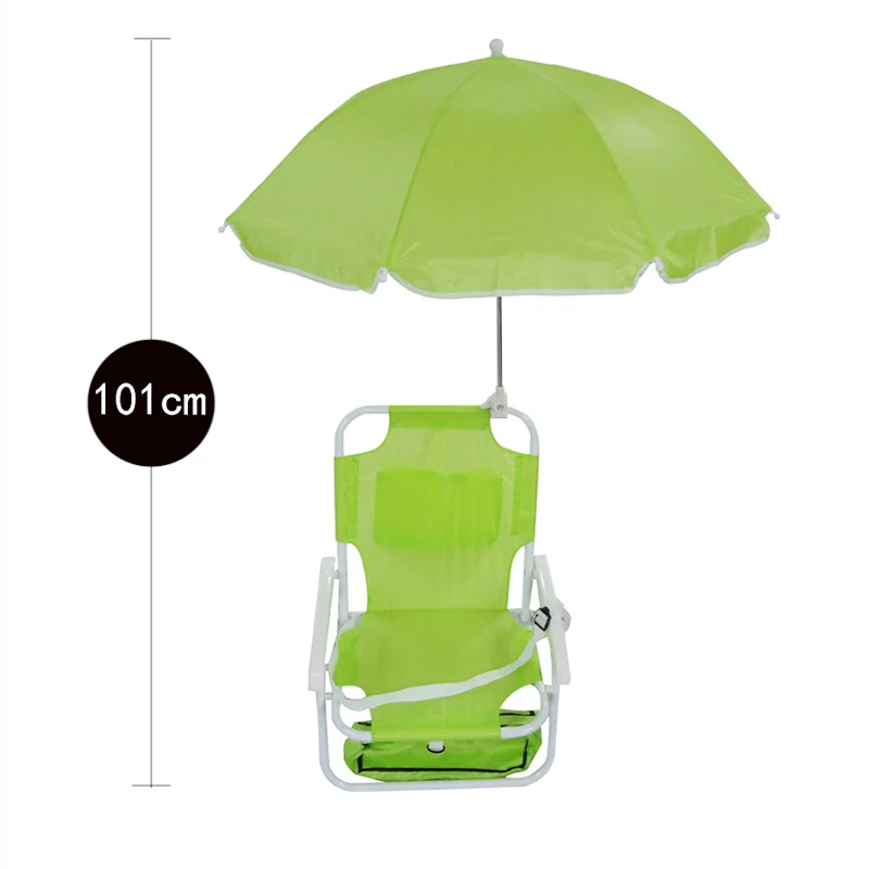 Children's Beach Chairs With Umbrellas Outdoor Furniture Beach Folding Multifunctional Portable Deck Chairs For Children Kids folding chair