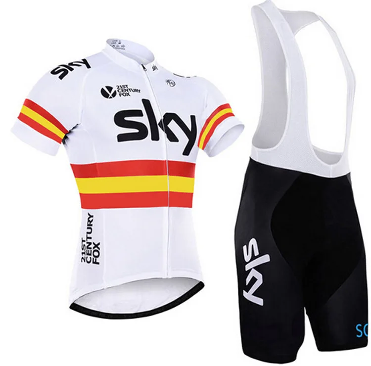 New Style SKY Jersey Short Sleeved Suit Strap Own Mountain Bike Highway Service Hot Selling