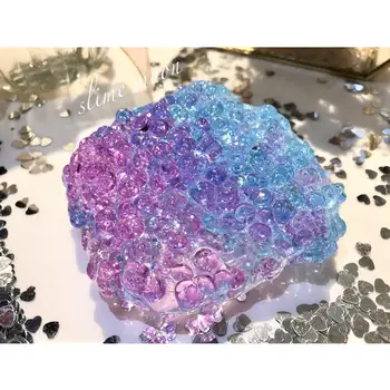 

Hobbylane Matching Color Beads Crystal Slime Clay DIY Clear Non-sticky Stress Relieve Toys Magical DIY Mud