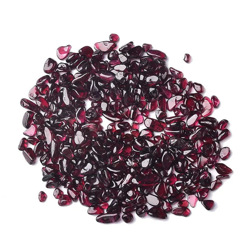 100g 3 Sizes Pomegranate Color Natural Mixed Quartz Crystal Stone Rock Gravel Specimen Tank Decor Natural Stones And Minerals