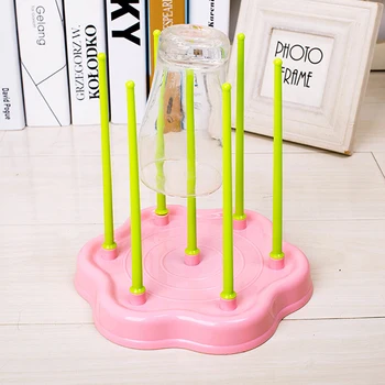 

Useful Baby Bottle Drying Rack Simple Tree Shape Cleaning Dryer Drainer Detachable Useful Infant Milk Cup Nipple Pacifier Holder