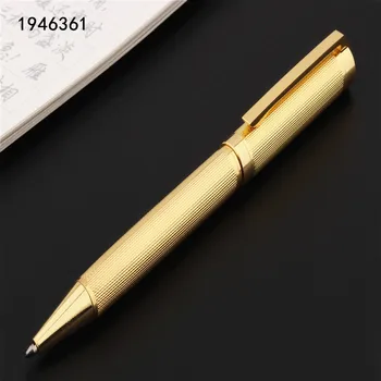 

Luxury high quality 717 Golden Business office Ballpoint Pen New student School Stationery Supplies Ball pointpens for writing