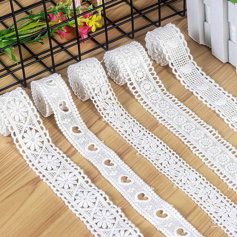 

19Yards 2-3CM Cotton Embroidery Lace Fabric Garment Needlework Sewing Patchwork DIY Handmade Accessories Clothes Decoration 318