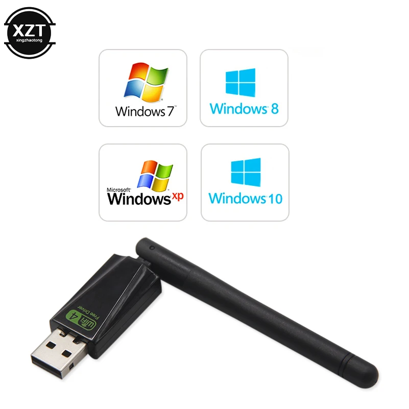 USB Wi-Fi сетевая карта адаптер 150 Мбит/с антенна Realtek 8188GU ключ ПК Бесплатный драйвер