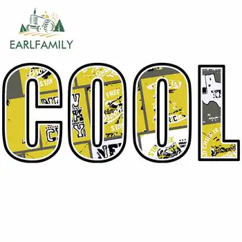 

EARLFAMILY 13cm x 5.6cm For Cool Funny Car Stickers Vinyl Material Decal Occlusion Scratch Air Conditioner Campervan Decor