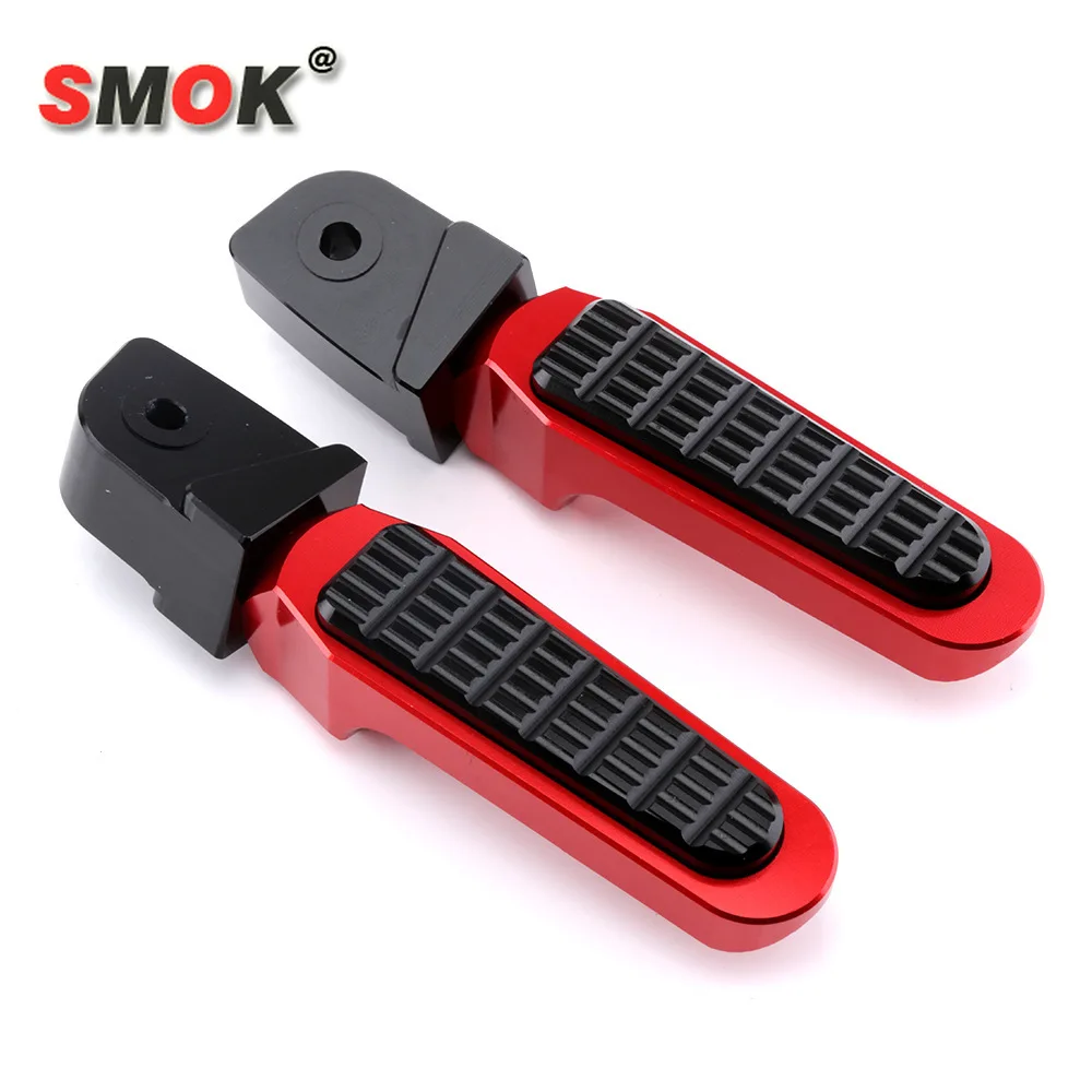 4 цвета SMOK для Honda Forza 300 ЧПУ пассажирские задние наборы Rearset подножки из алюминиевого сплава красный черный золотой