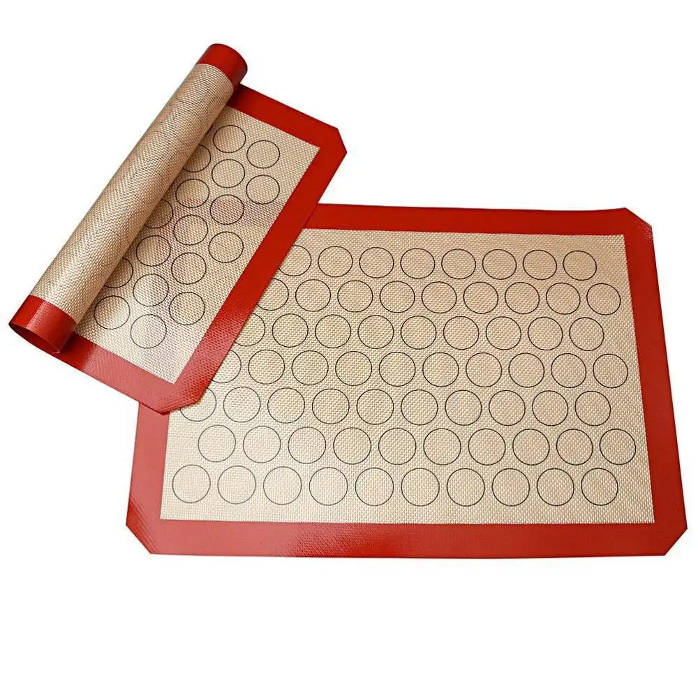 

Portable Silicone Macaron Baking Mat - for Bake Pans - Macaroon/Pastry/Cookie Making - Professional Grade Nonstick Drop Shipping