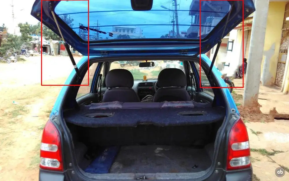 2x подпорка амортизатора газа Распорки пружина для Maruti Alto(HA12) хэтчбек 2000- багажника задний багажник багажника штанги амортизаторы