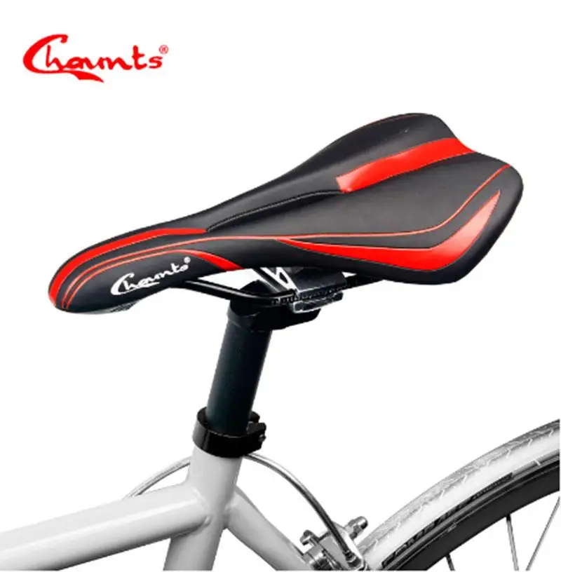 

Chaunts 2017 Bicycle Saddle MTB Mountain Road Bike Seat Comfortable Soft Cushion Road Cycling Breathable Gel Saddle Bike