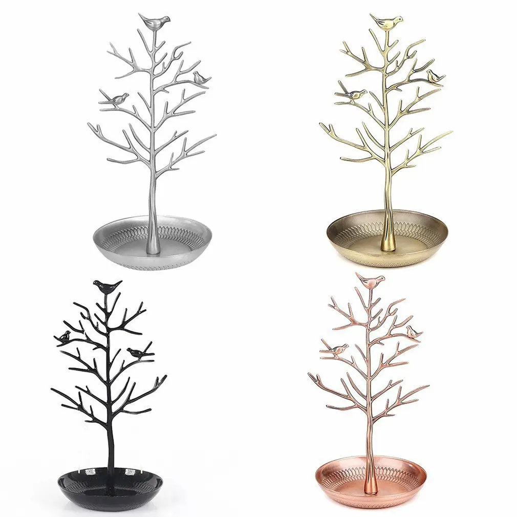 Well-strong Earring Clasp Necklace Bird Decoration Jewelry Tower Tree Three-layer Circular Earring