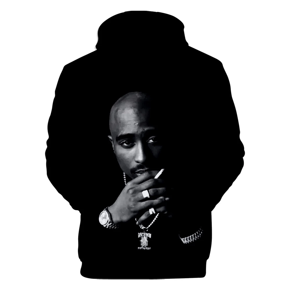Личность гангста рэп 2Pac толстовки мужские s Толстовка Мужская/Женская гангста 2Pac Тупак Амару Шакур толстовки размера плюс
