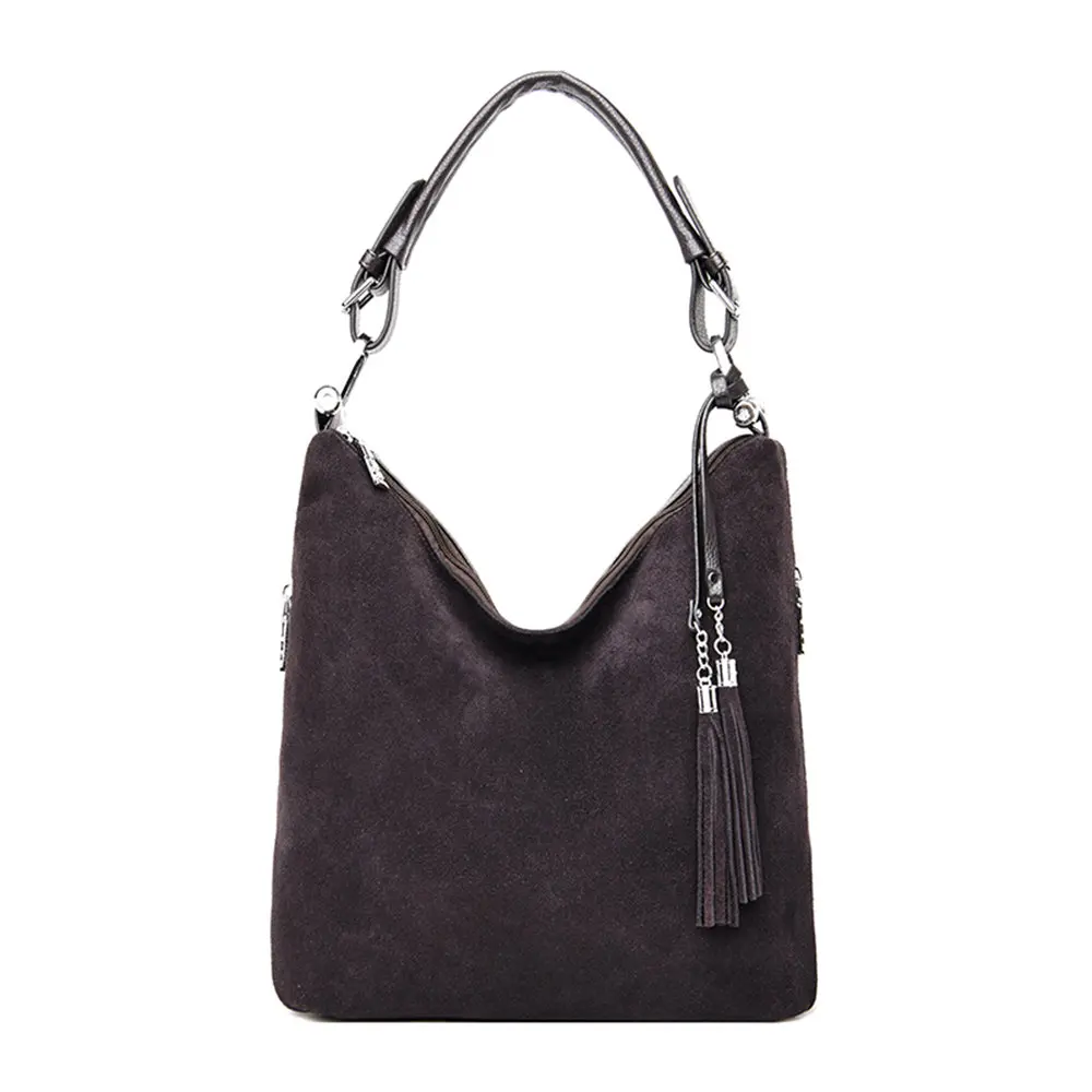 KMFFLY брендовая роскошная сумка, женские сумки, дизайнерские сумки через плечо для женщин, черные Сумки из искусственной замши, сумки на плечо, сумка-мессенджер - Цвет: Coffee