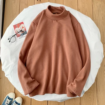 

2019 Autumn And Winter New Youth Pop Original Round Neck Solid Color Sweatshirt Fashion Casual Loose Plus Velvet Pullover M-2XL
