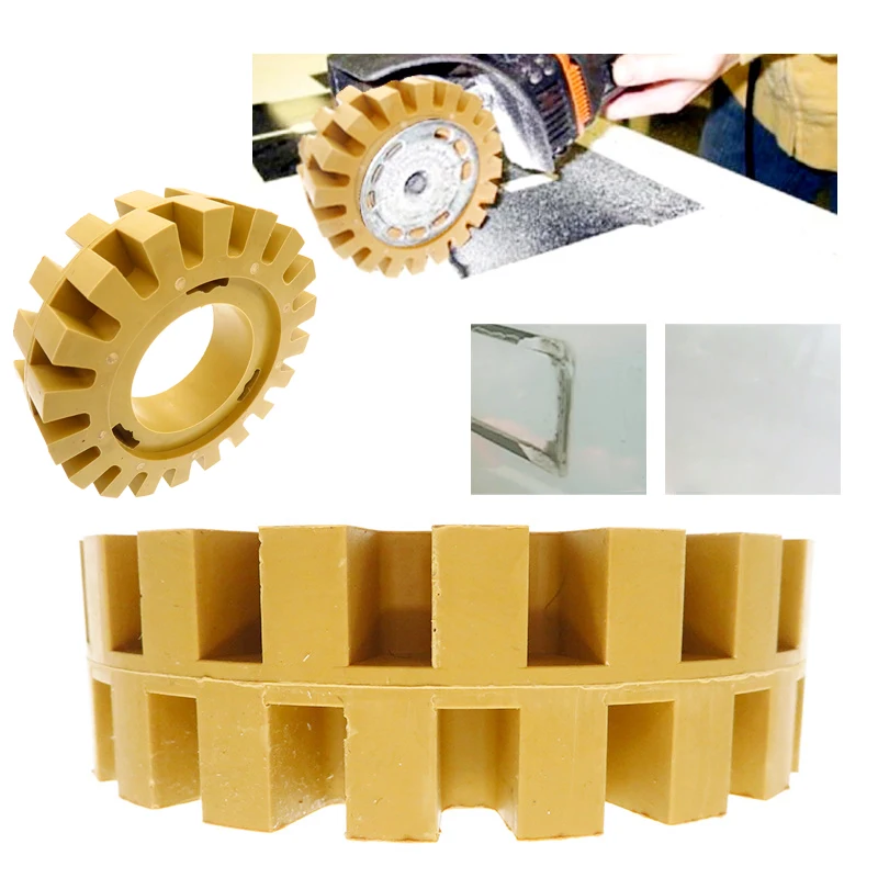 

Tape Rubber wheel Removal Attachment Part Stains Decals Spare Tool 1pc Eraser 6mm shank 100mm