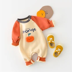 Barboteuse à manches longues pour enfants, vêtements chauds pour bébés, combinaisons pour nourrissons 